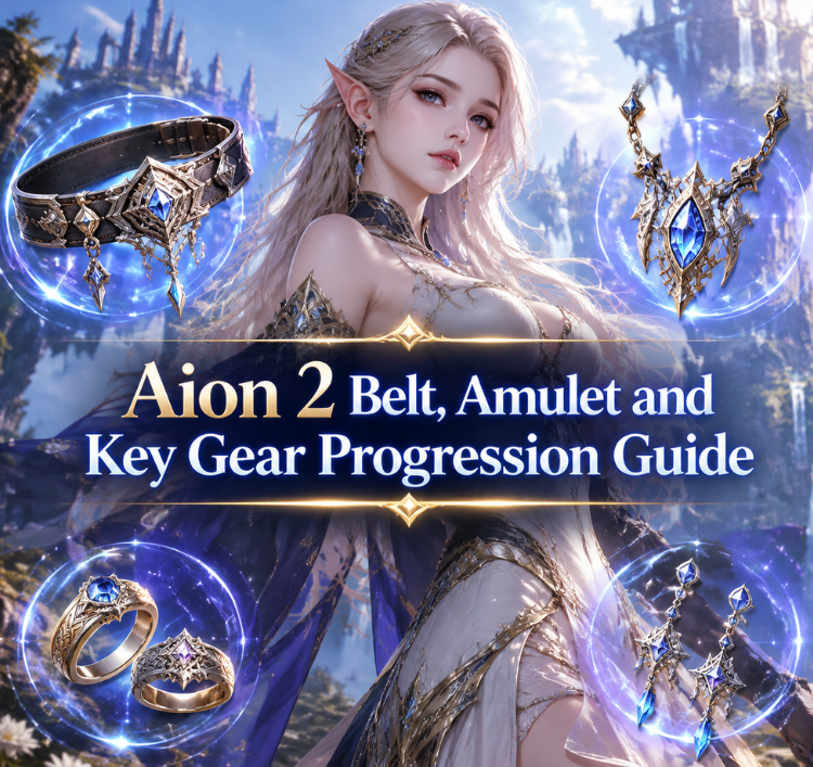 Aion 2 Belt, Amulet and Key Gear Progression Guide